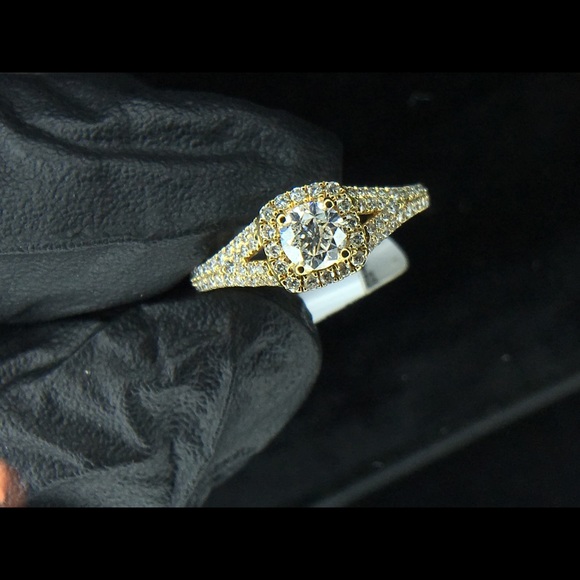 14ky Micro Pave 1/2ctr 1 1/4cttw all stones GH i1 - Picture 1 of 4